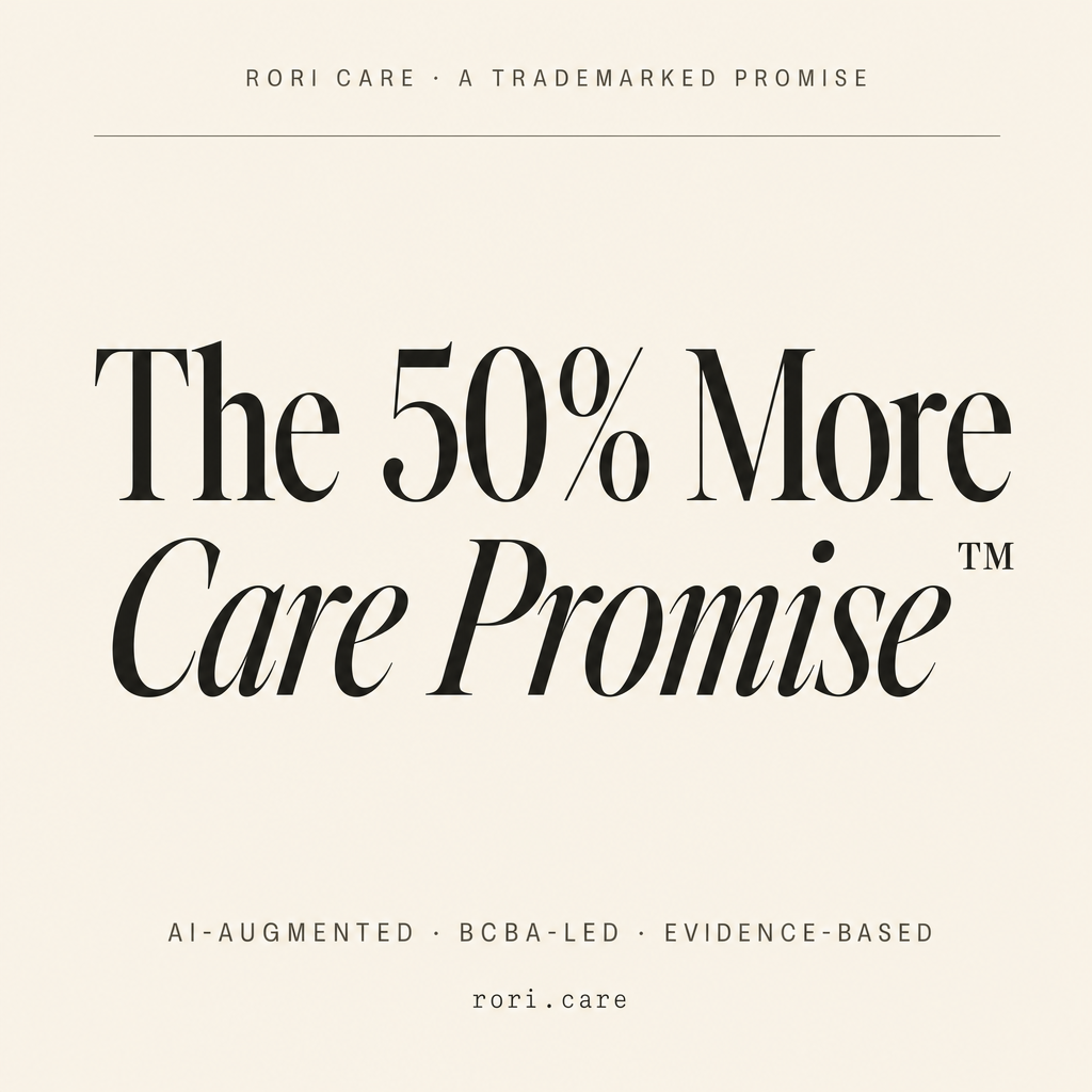 Concept B1 — The 50% More Care Promise.
